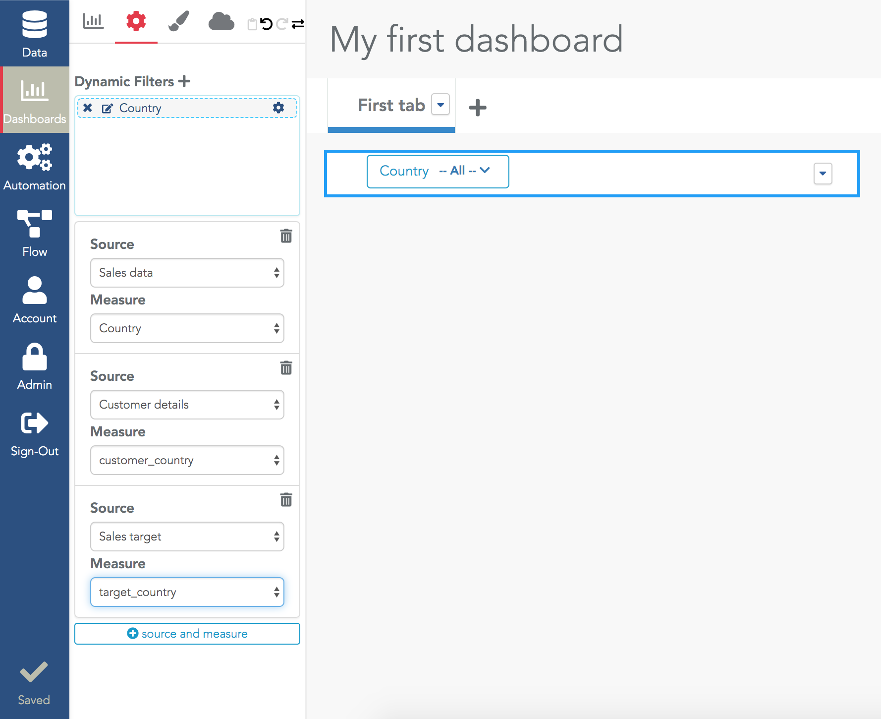 Add several datasource-column to apply the filter